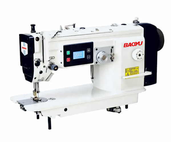 Baoyu BML-5530-B4, промышленная компьютеризированная швейная машина зиг-заг с увеличенным челноком для средних и тяжелых материалов