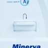 Minerva A819B, швейна машина з вертикальним човником і напівавтоматичною петлею, 19 строчок з плавним регулюванням довжини стібка