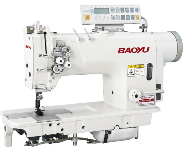 Baoyu BML-8420-D3, комп'ютерна двоголкова швейна машина з вбудованим енергозберігаючим сервомотором, для легких та середніх тканин