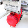 Parabraman PR-1501H, одноголова 15-голкова тубулярна промислова вишивальна машина c 8" сенсорним LCD-дисплеєм і робочим полем 500 х 400 мм