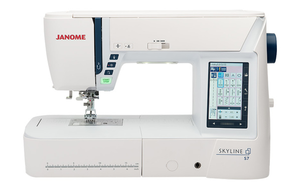 Janome SkyLine S7, комп'ютерна швейна операція з горизонтальним човником, 240 видів операцій