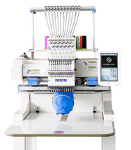 Fortever FT1501HC – 500 x 400 мм, одноголовая промышленная вышивальная машина с тубулярной платформой