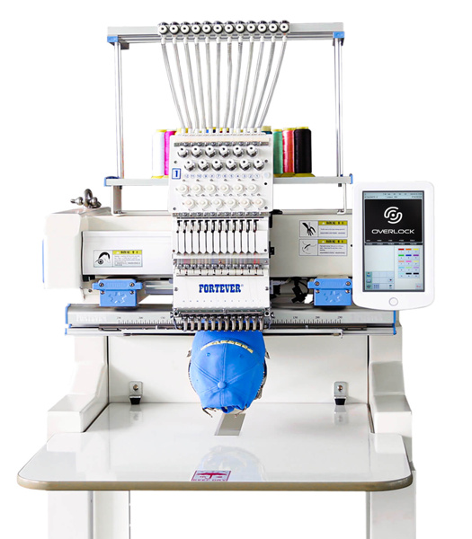 Fortever FT1501HC – 500 x 400 мм, одноголова промислова вишивальна машина з тубулярною платформою