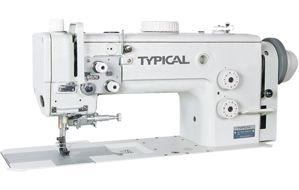 Typical TW1-899, промислова швейна машина з регуляторами перетопу і потрійним транспортом матеріалу