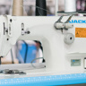 Jack JK-8558WD-3, двоголкова швейна машина ланцюгового стібка з вбудованим приводом і тандемним розташуванням голок, для середніх тканин