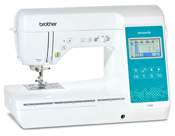 Brother Innov-is F580, швейно-вишивальна машина з робочим полем вишивки 180 х 130 мм, 241 операцій