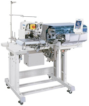 Juki AB 1351N-SAA одноигольный автомат для пришивания шлевок, 7 вариантов дизайна