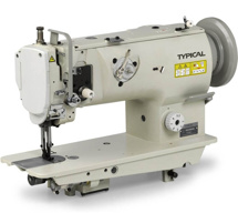 Typical GC0605, одноигольная промышленная швейная машина с увеличенным челноком и тройным транспортом материала