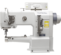 Typical TW3-P335-D2T3, рукавная промышленная швейная машина с тройным транспортом материала 1