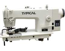 Typical GC6717MD-B10, промышленная швейная машина со встроенным сервомотором и устройством обрезки края