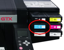 Brother BGCX40C03500112 GCX-4C35-1, оригінальний ціановий (Cyan) чорнильний картридж для текстильних принтерів серії GTX/GTXpro, 350 мл 