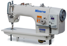 Minerva M9800DD-1 промышленная швейная машина с встроенным сервомотором и LED-подсветкой, для легких и средних тканей