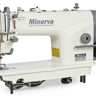 Minerva M5550-1JDE, прямострочна швейна машина з вбудованим сервомотором і автоматичною обрізкою нитки, для легких та середніх тканин