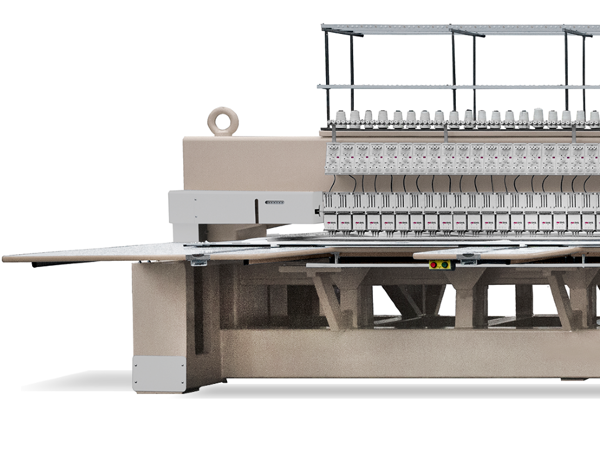 Maya SHX-468, 68-голова 4-голкова високошвидкісна промислова вишивальна машина шифлі, робоче поле 11 745 x 1 530 мм