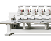 Parabraman HF-1206, шестиголовая высокоскоростная промышленная вышивальная машина с плоской платформой, рабочее поле 2 400 х 800 мм, скорость вышивки 1 200 ст/мин