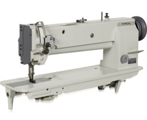 Typical GC20606-L18, двухигольная промышленная швейная машина с удлиненной платформой и тройным транспортом материала