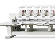 Parabraman HF-1212, двенадцатиголовая высокоскоростная промышленная вышивальная машина с плоской платформой, рабочее поле 4 800 х 800 мм, скорость вышивки 1 200 ст/мин