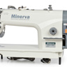 Minerva M818-1JDE, прямострочна швейна машина з вбудованим сервомотором і автоматичною обрізкою нитки, для середніх і важких тканин