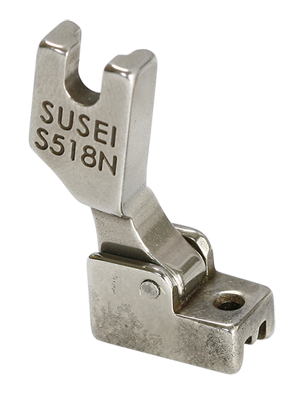 Snyter S518N, лапка для вшивання потайної блискавки, для промислових швейних машин з нижнім просуванням