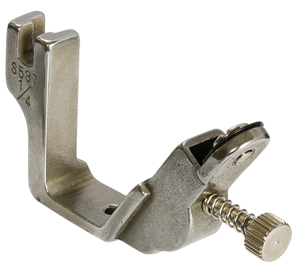 Snyter S537 1/4, лапка для вшивання резинки, для промислових швейних машин з нижнім просуванням