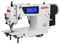 Baoyu GT-303-D4, комп'ютерна промислова швейна машина з подвійним транспортом матеріалу