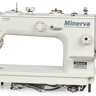 Minerva M0202JD, промислова швейна машина з економічним вбудованим сервомотором, регуляторами перетопу і потрійним транспортом матеріалу
