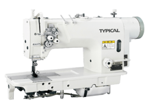 Typical GC 9420-MD, двухигольная швейная машина с встроенным сервомотором, для легких и средних тканей