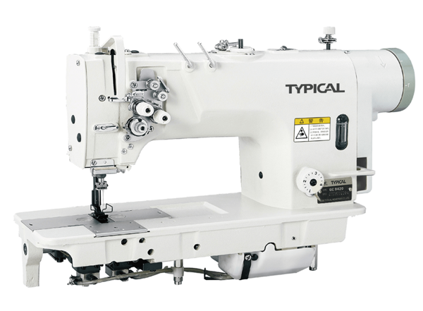 Typical GC 9420-MD, двоголкова швейна машина з вбудованим сервомотором, для легких і середніх тканин