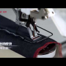 Baoyu GT-430D-02, компьютерная закрепочная швейная машина с рабочим полем 40 x 30 мм, для средних и тяжелых материалов (Dahao PI-580) 