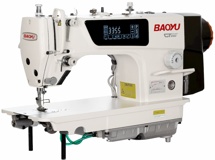 Baoyu GT-280H-D4, компьютерная промышленная швейная машина с сенсорным дисплеем, полусухой головой и встроенным сервомотором, для средних и тяжелых тканей
