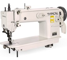 Typical GC0323, промышленная швейная машина с регуляторами перетопа и двойным транспортом материала
