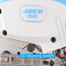 Jack E4-3-32R2 / 223, тринитковий опіковочний промисловий оверлок з вбудованим сервомотором і LED-підсвіткою