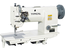 Typical GC6220-B, двухигольная швейная машина с увеличенным челноком, для средних и тяжелых тканей