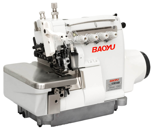 Baoyu BML-8800T-4, чотиринитковий високошвидкісний промисловий оверлок з вбудованим енергозберігаючим сервомотором і подвійним транспортом тканини