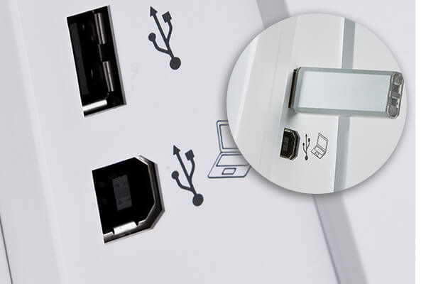 USB-порти для імпорту дизайнів Brother Innov-is V3LE