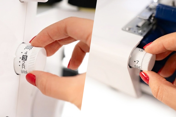 Регулювання довжини та ширини стібка Brother 4234D