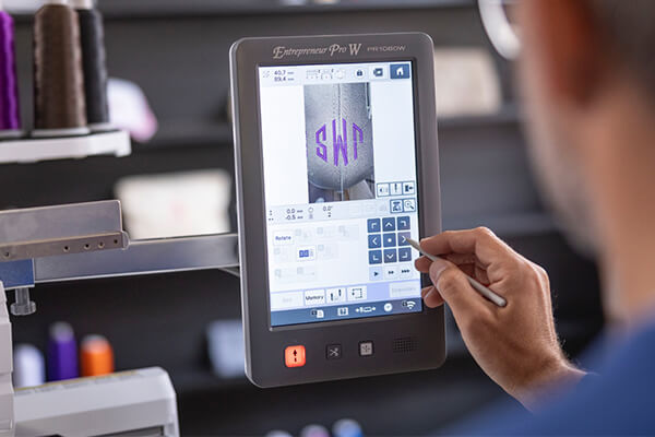 Позиционирование и сканирование камерой Brother PR1060W