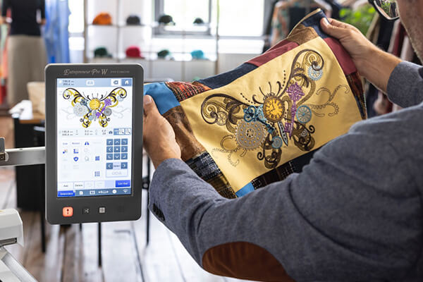 Большая библиотека дизайнов Brother PR1060W