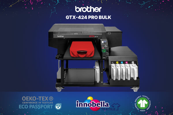 Чорнила Innobella Textile для Brother GTX-424 Pro Bulk