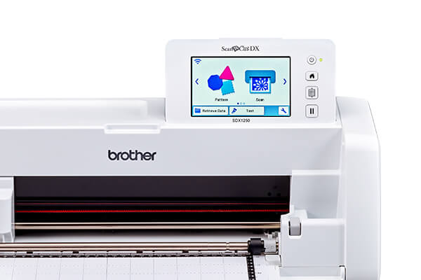 Brother ScanNCut SDX1250 — сенсорний дисплей